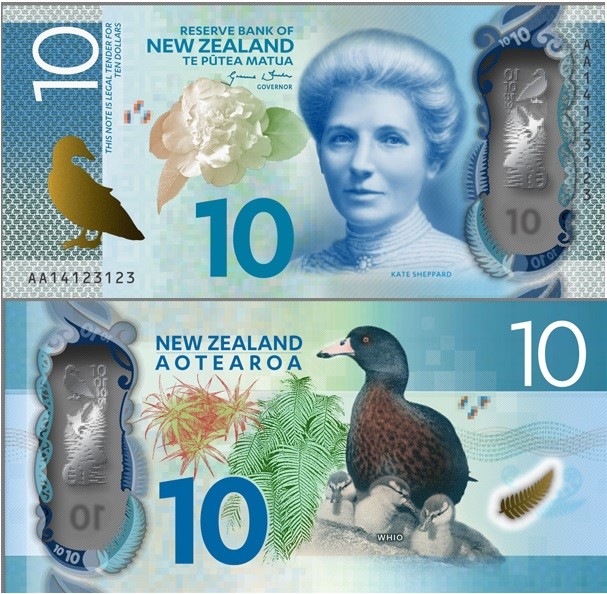 New Zealand(NZD) $10 Bills